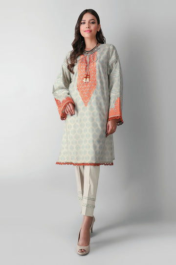 I21311 Green Khaadi Autumn Collection 2021